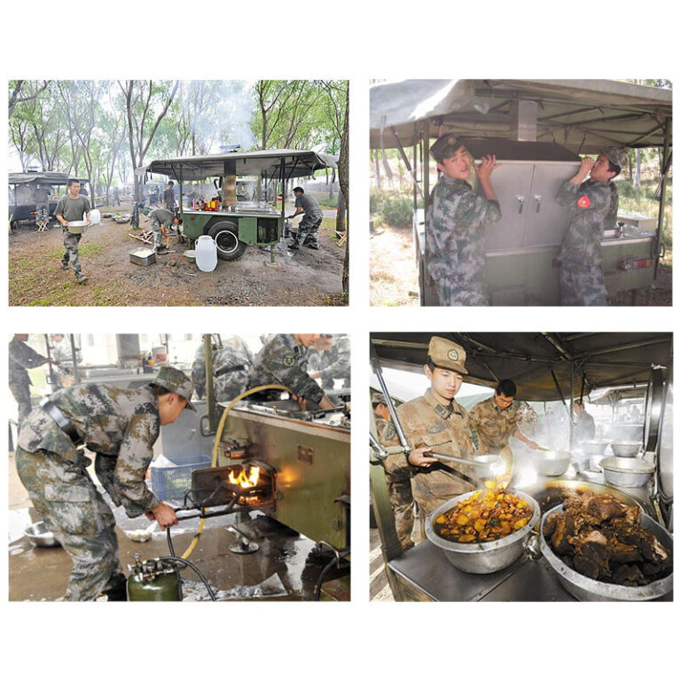 XC150 Food cooking trailer Army Mobile Kitchen Trailer for 150 persons Mobile Field Kitchen(MFK